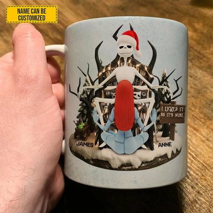 Turns Out I Like You - Personalized Couple White Mug