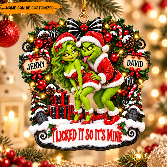 Grinch Christmas Tree Acrylic Ornament – Unique Gift for Grinch Lovers