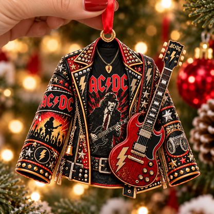 AC/DC Christmas Ornament -  Classic Music Legend Gift