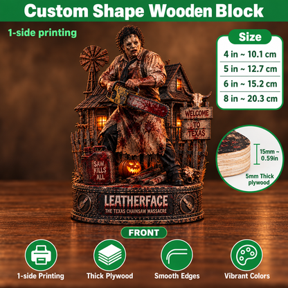 Leatherface Chainsaw Killer - Horror Collectible Table Decor