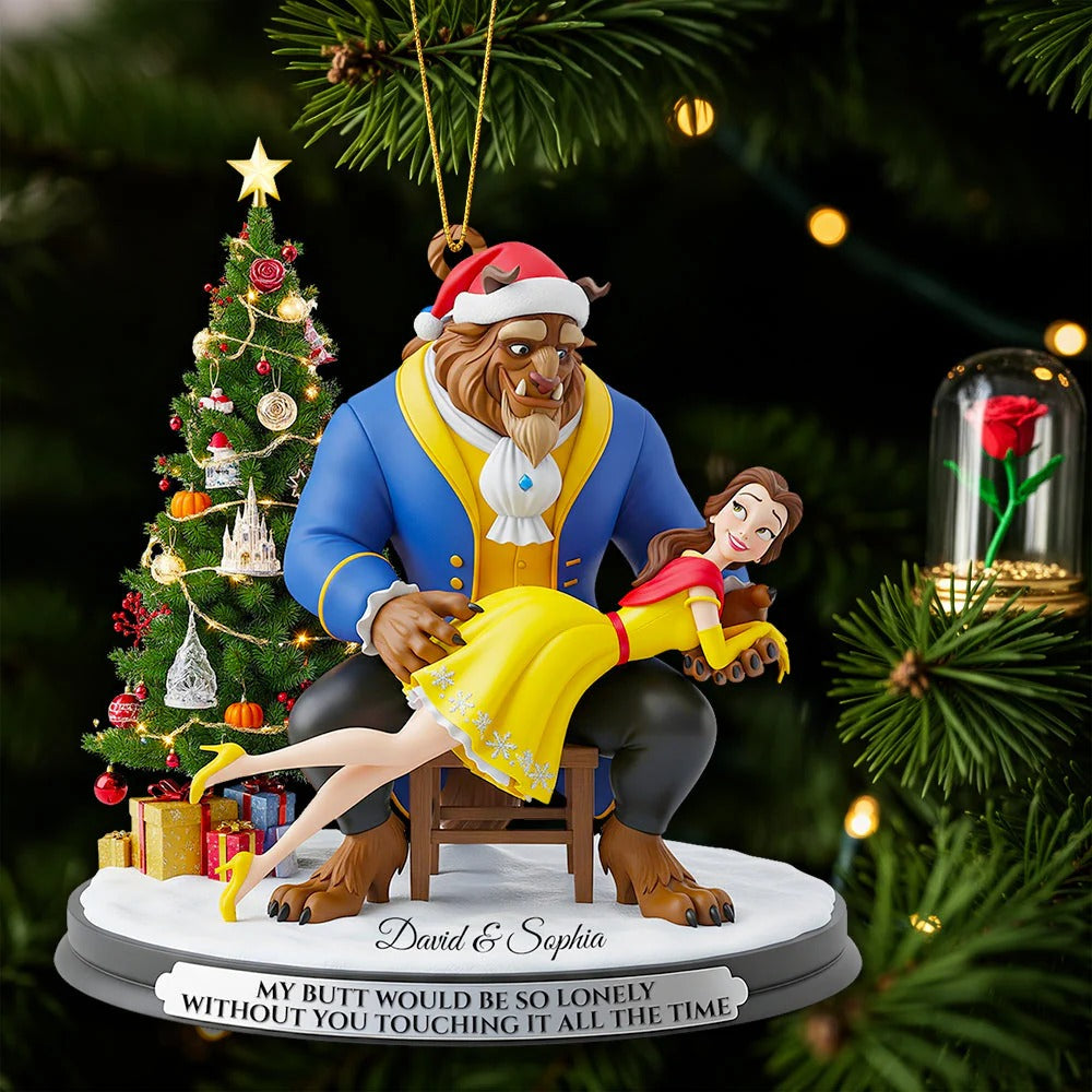 Funny Couple Ornament - Personalized Couple Ornament