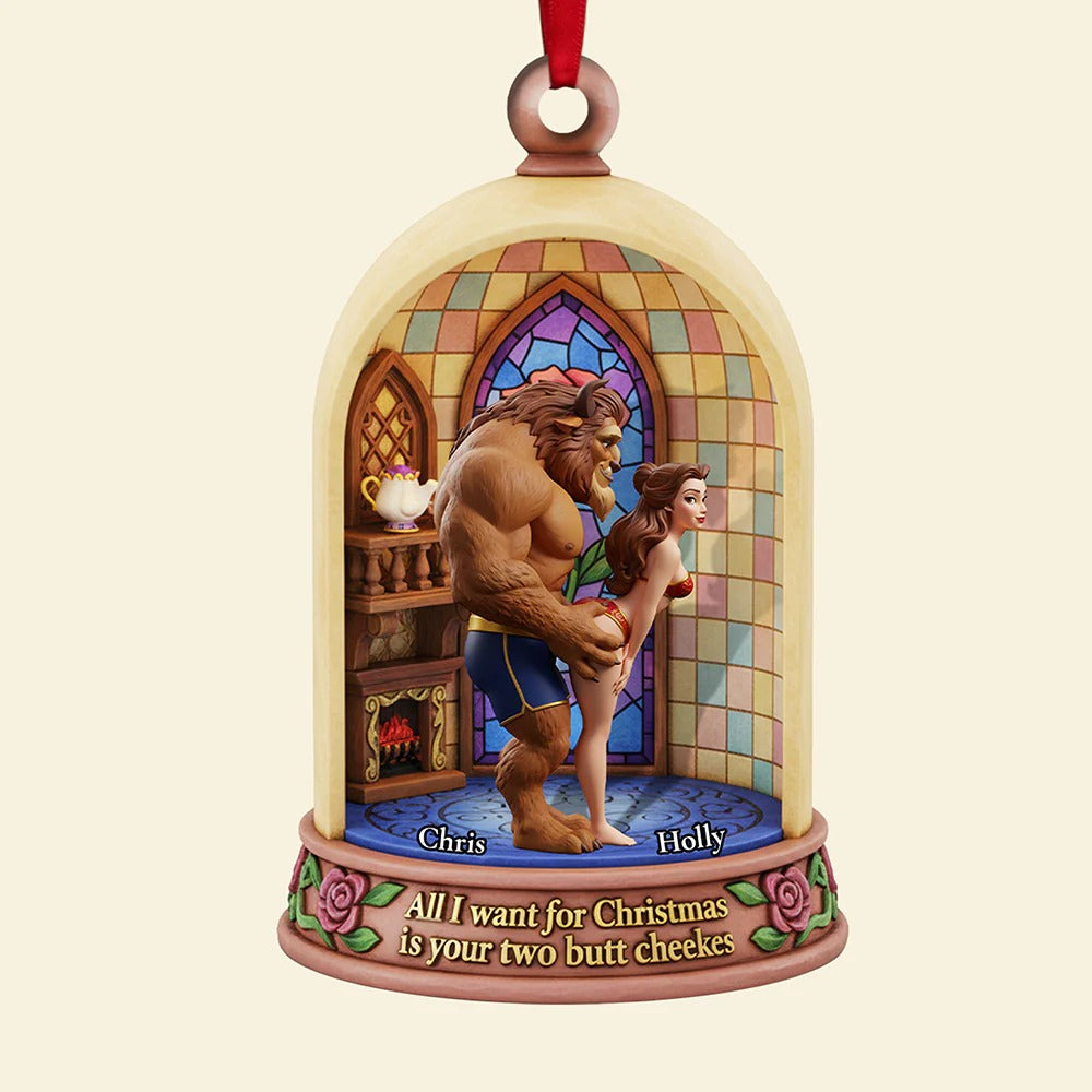 Naughty Couple Acrylic - Personalized Gifts For Couple Ornament