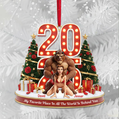Funny Couple - Personalized Gifts For Couple Ornament