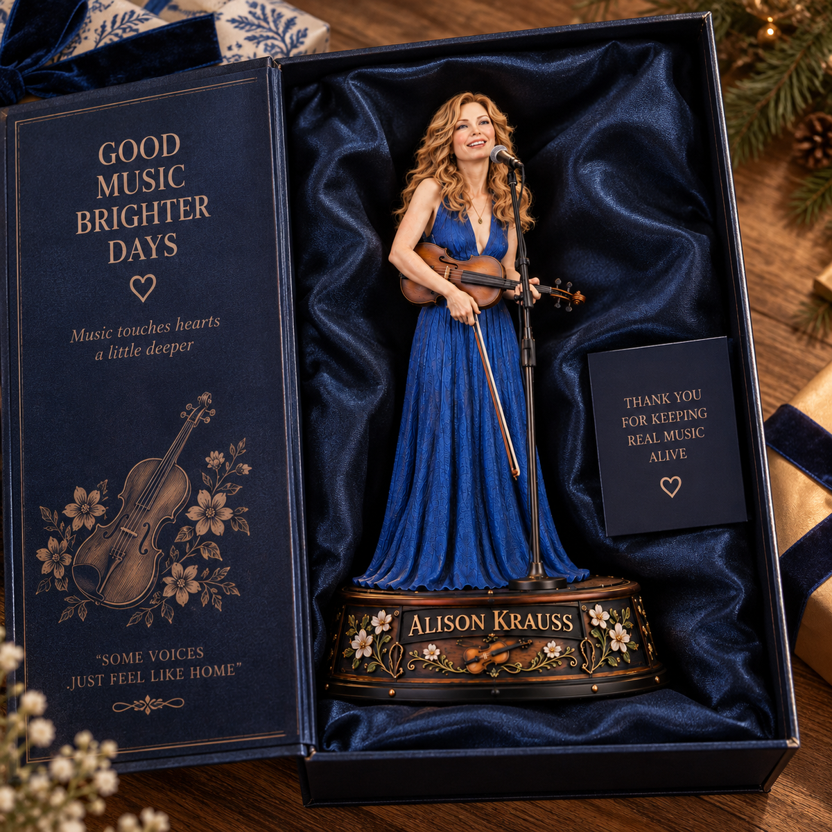 Alison Krauss – Bluegrass Fiddle & Country Music Inspired Acrylic Plaque