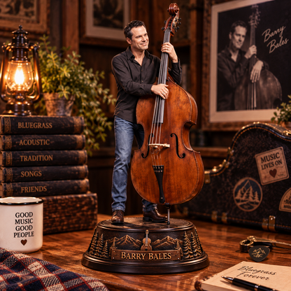 Barry Bales – Bluegrass Double Bass Music Inspired Acrylic Plaque