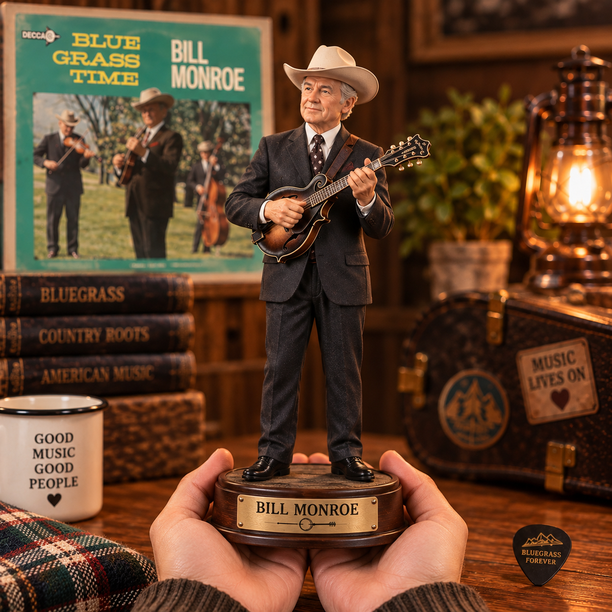 Bill Monroe – Father of Bluegrass Music Inspired Acrylic Plaque