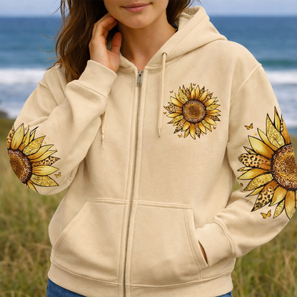 Sunflower Sunshine - Personalized Sunflower All Over Print Shirt