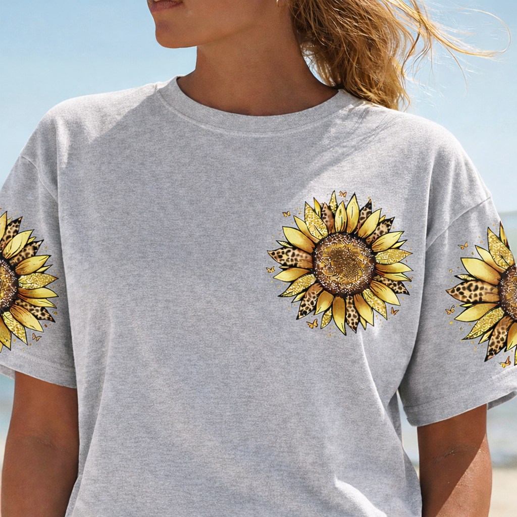 Sunflower Sunshine - Personalized Sunflower All Over Print Shirt