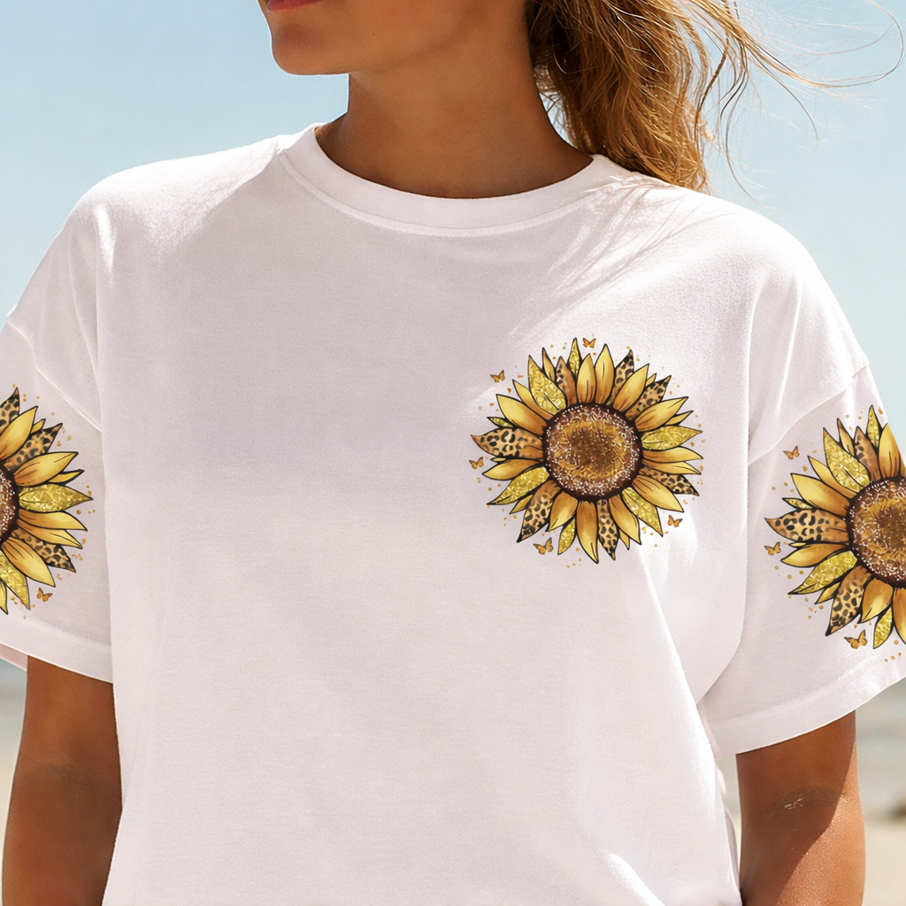 Sunflower Sunshine - Personalized Sunflower All Over Print Shirt
