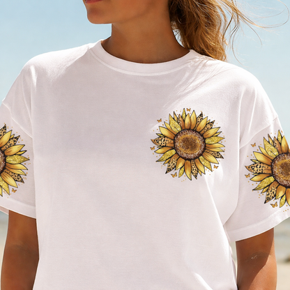 Sunflower Sunshine - Personalized Sunflower All Over Print Shirt