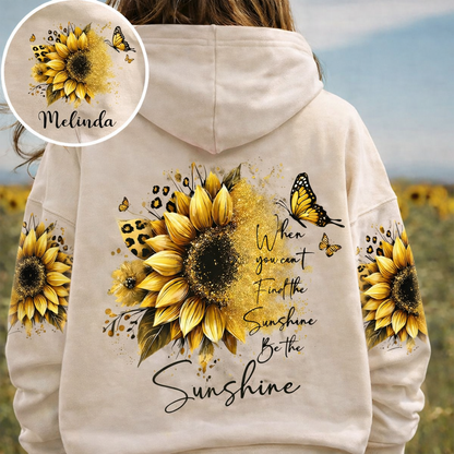 Sunflower Inspirational - Personalized Sunflower All Over Print Shirt