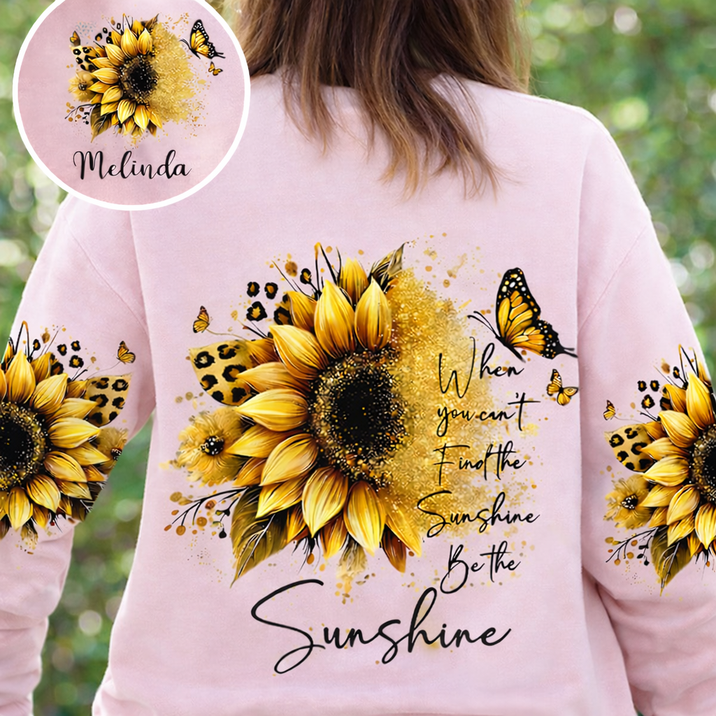 Sunflower Inspirational - Personalized Sunflower All Over Print Shirt
