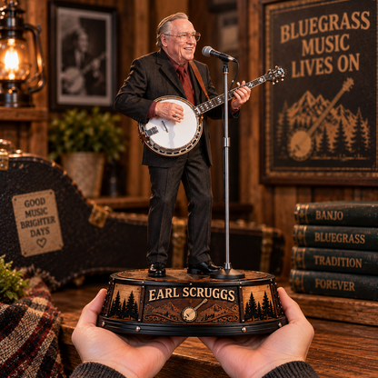 Earl Scruggs – Bluegrass Banjo Legend Inspired Acrylic Plaque