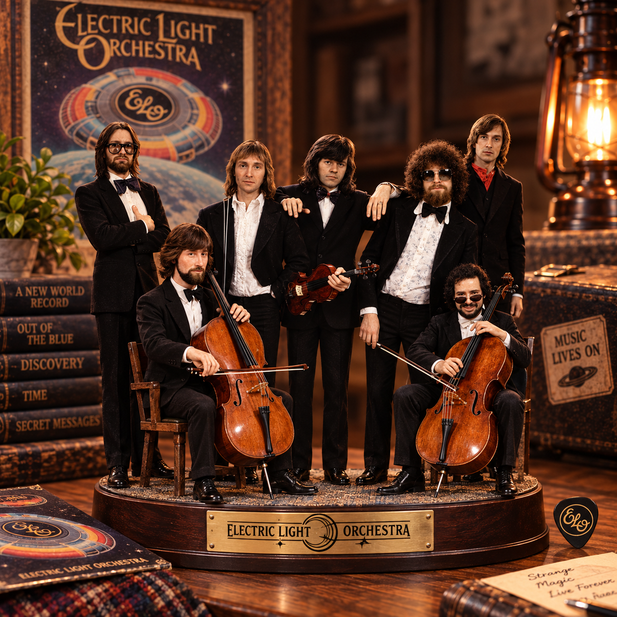 Electric Light Orchestra (ELO) – Classic Rock Band Collectible Acrylic Plaque