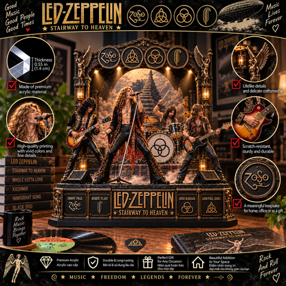Led Zeppelin Stairway to Heaven – Collectible Acrylic Plaque Table Decor