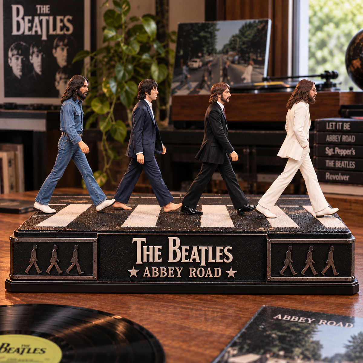 The Beatles Abbey Road – Collectible Acrylic Plaque Table Decor