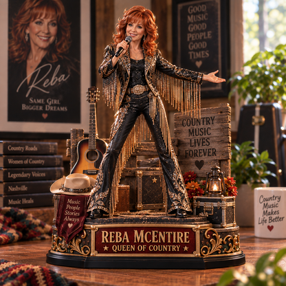 Reba McEntire Queen of Country – Collectible Acrylic Plaque Table Decor