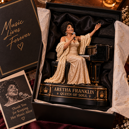 Aretha Franklin Queen of Soul – Collectible Acrylic Plaque Table Decor