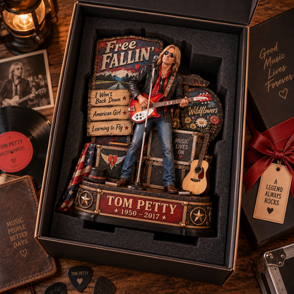 Tom Petty Free Fallin’ – Collectible Acrylic Plaque Table Decor