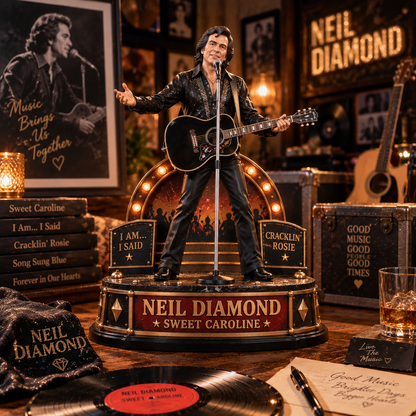 Neil Diamond Sweet Caroline – Collectible Acrylic Plaque Table Decor