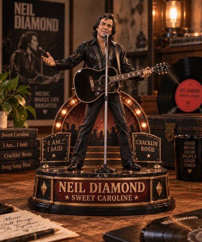 Neil Diamond Sweet Caroline – Collectible Acrylic Plaque Table Decor