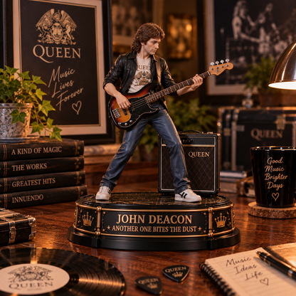 John Deacon Another One Bites the Dust – Collectible Acrylic Plaque Table Decor