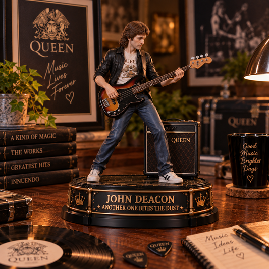 John Deacon Another One Bites the Dust – Collectible Acrylic Plaque Table Decor