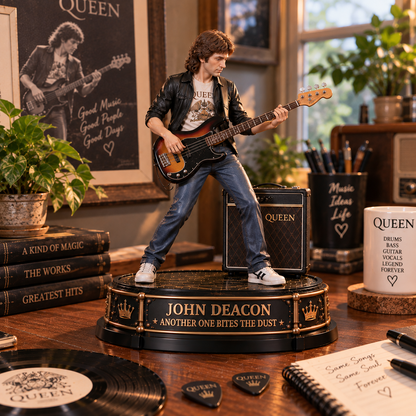 John Deacon Another One Bites the Dust – Collectible Acrylic Plaque Table Decor