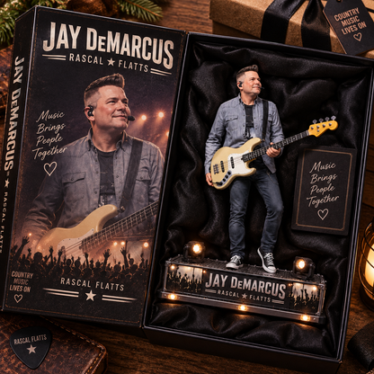 Jay DeMarcus – Rascal Flatts Country Music Inspired Acrylic Plaque