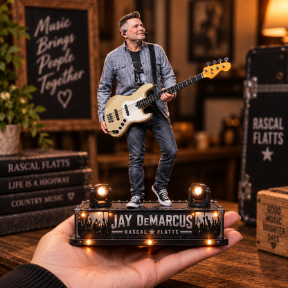 Jay DeMarcus – Rascal Flatts Country Music Inspired Acrylic Plaque
