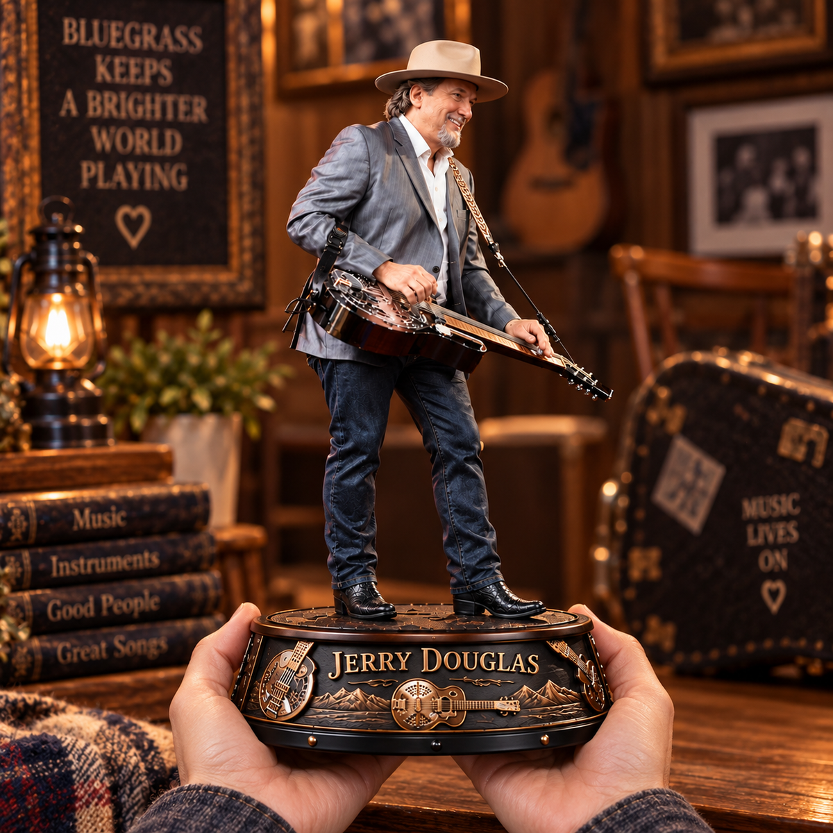 Jerry Douglas – Bluegrass Dobro Music Inspired Acrylic Plaque