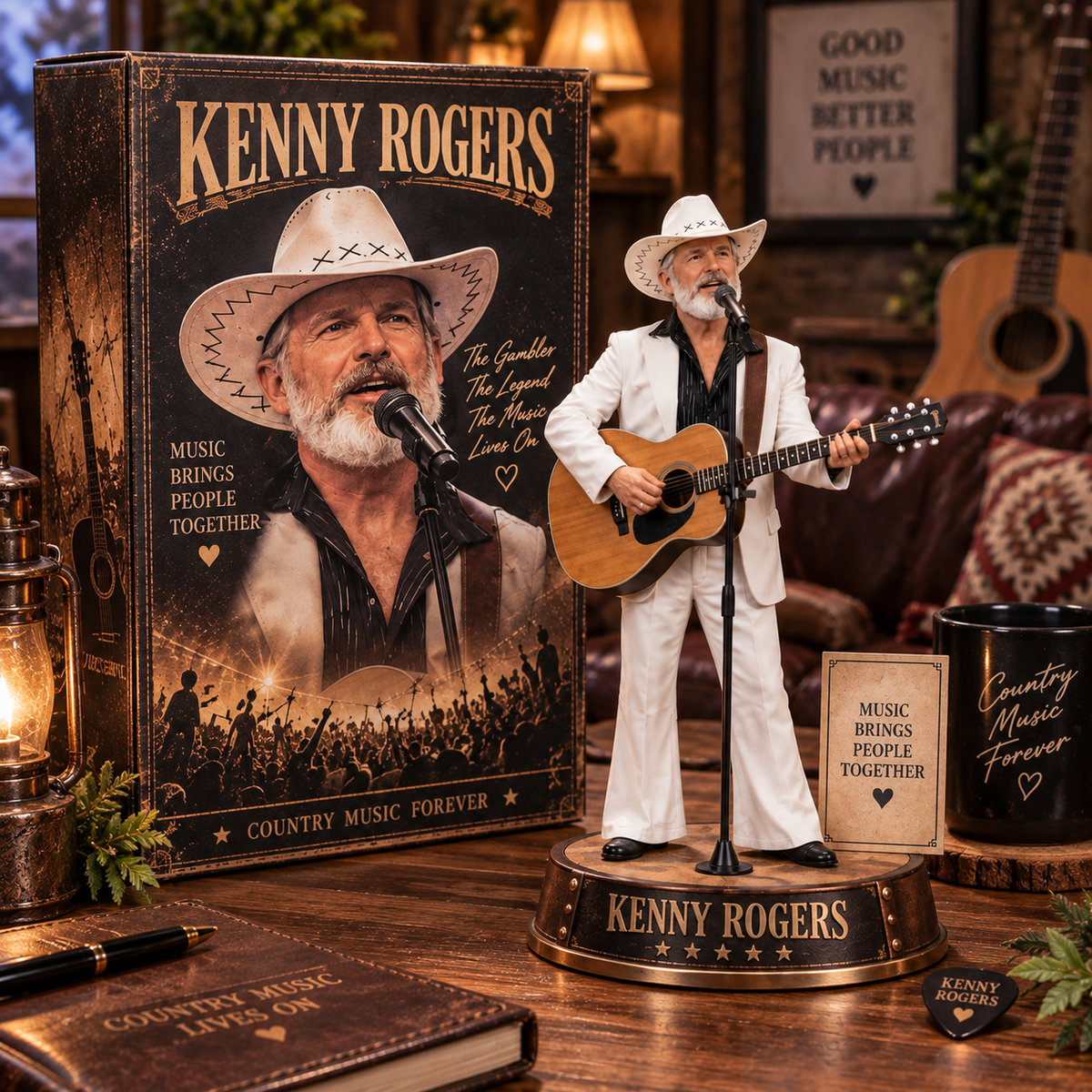 Kenny Rogers – The Gambler Country Music Inspired Acrylic Plaque