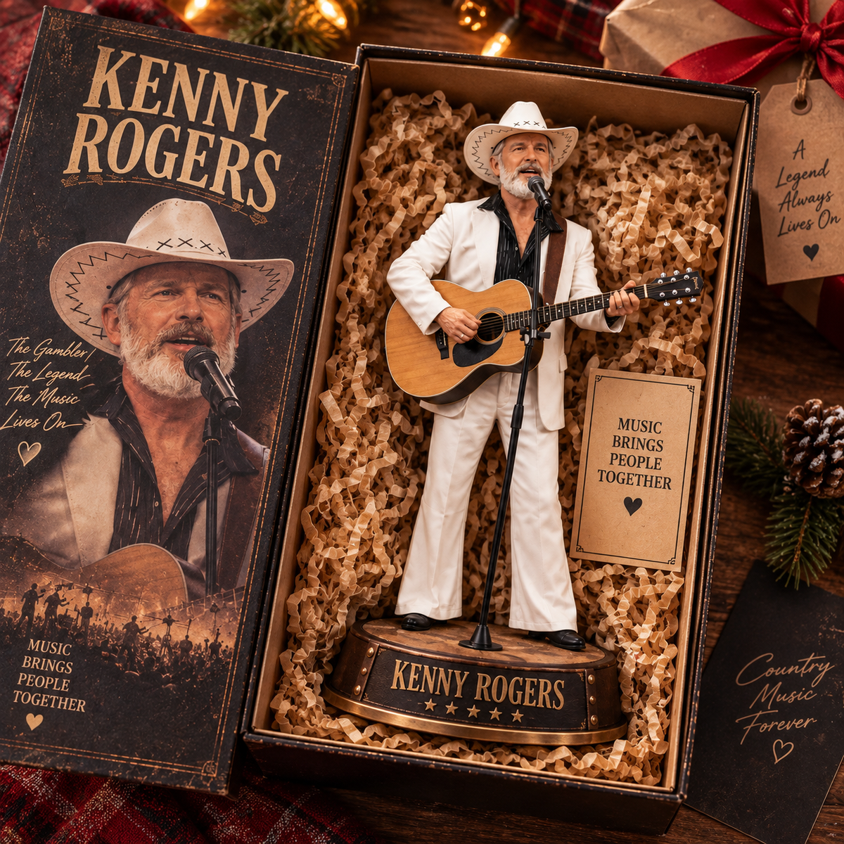 Kenny Rogers – The Gambler Country Music Inspired Acrylic Plaque