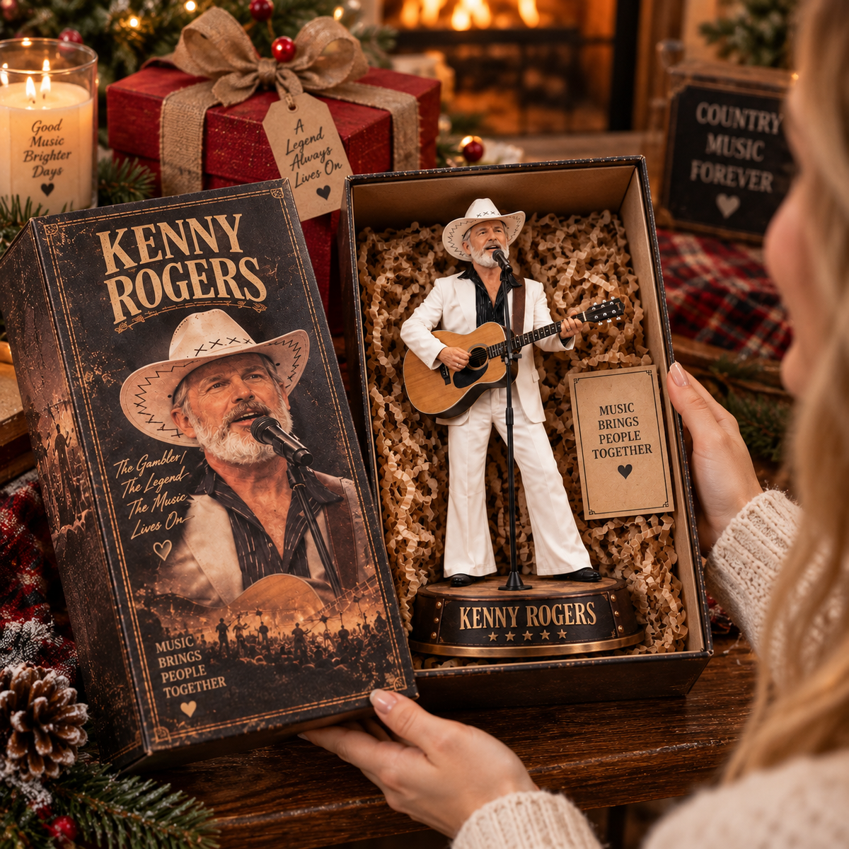 Kenny Rogers – The Gambler Country Music Inspired Acrylic Plaque