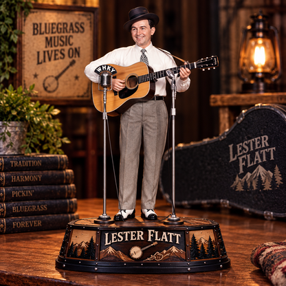 Lester Flatt – Bluegrass Guitar Legend Inspired Acrylic Plaque
