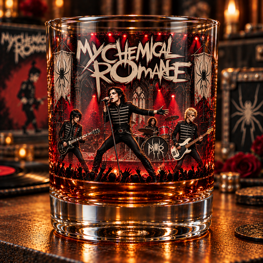 My Chemical Romance – The Black Parade Inspired Whiskey Glass