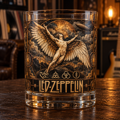 Led Zeppelin – Icarus Classic Rock Inspired Whiskey Glass