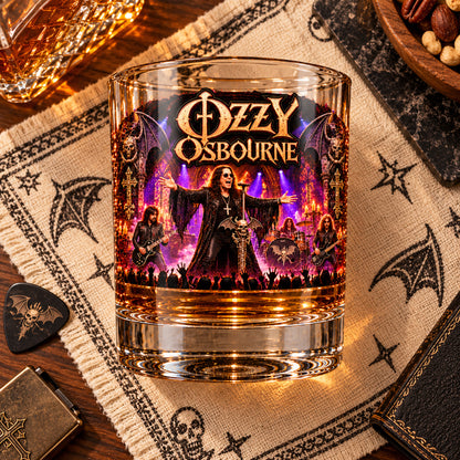 Ozzy Osbourne – Prince of Darkness Inspired Whiskey Glass