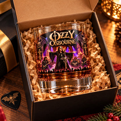 Ozzy Osbourne – Prince of Darkness Inspired Whiskey Glass