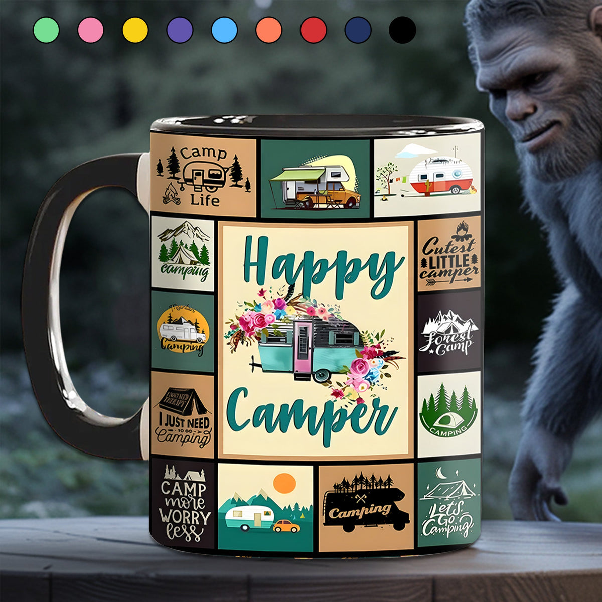 Happy Camper - The Camping Vintage Collection Accent Mug
