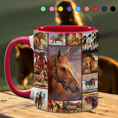 Love Horses - Horse Accent Mug