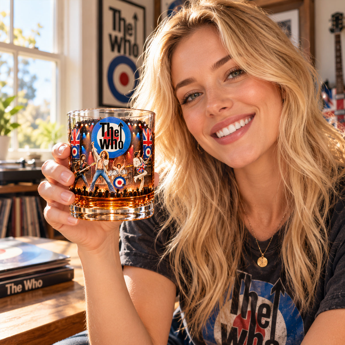 The Who – Legendary British Rock Band Inspired Whiskey Glass