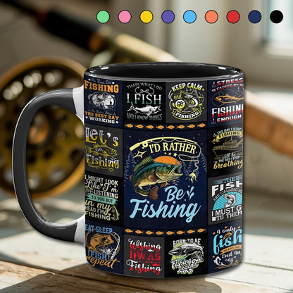 Fishing Collection Accent Mug