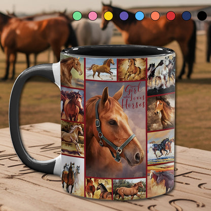 Love Horses - Horse Accent Mug