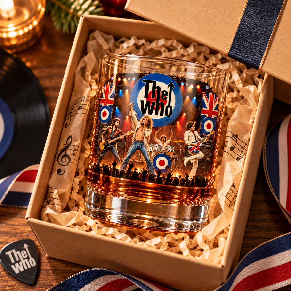 The Who – Legendary British Rock Band Inspired Whiskey Glass