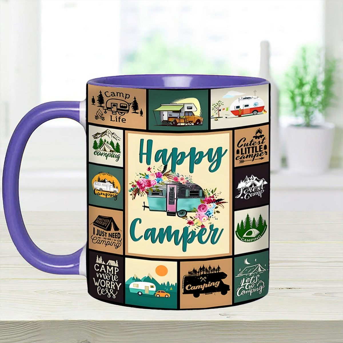 Happy Camper - The Camping Vintage Collection Accent Mug