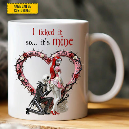 It's Mine - Personalized Couple White Mug