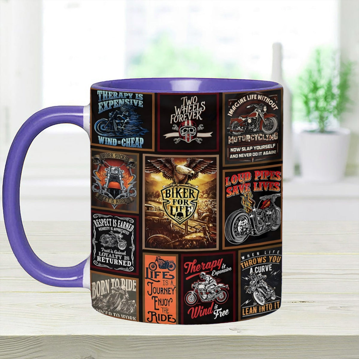 Vintage Biker Collection Accent Mug