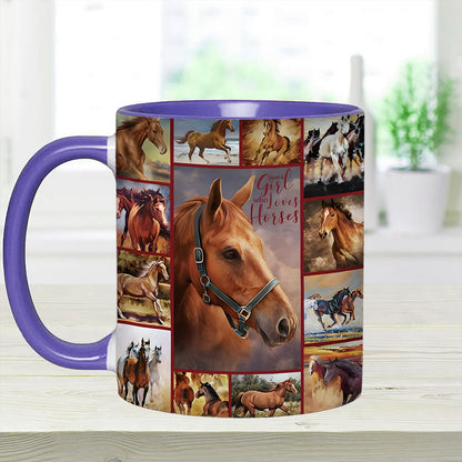 Love Horses - Horse Accent Mug