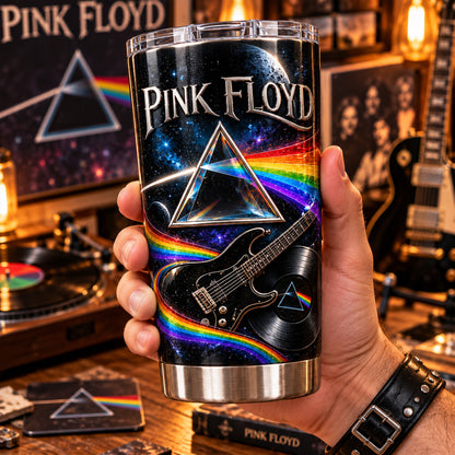 Pink Floyd Rock Band Stainless Steel Tumbler, Classic Rock Music Travel Mug